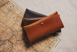 Tan Classic Long Wallet