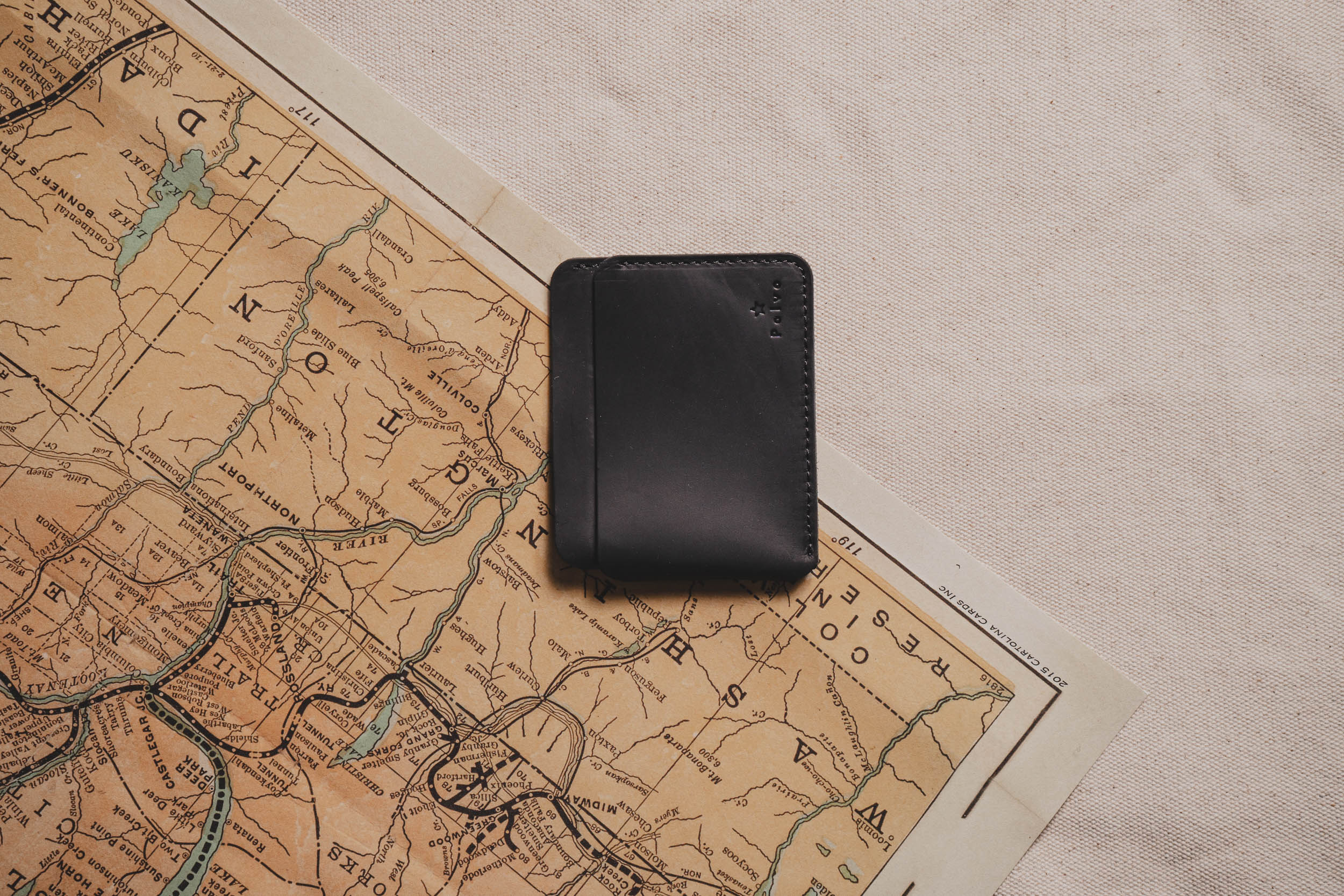 Black Minimalist Modern Wallet