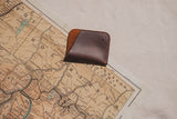 Brown Minimalist Leather Cardholder